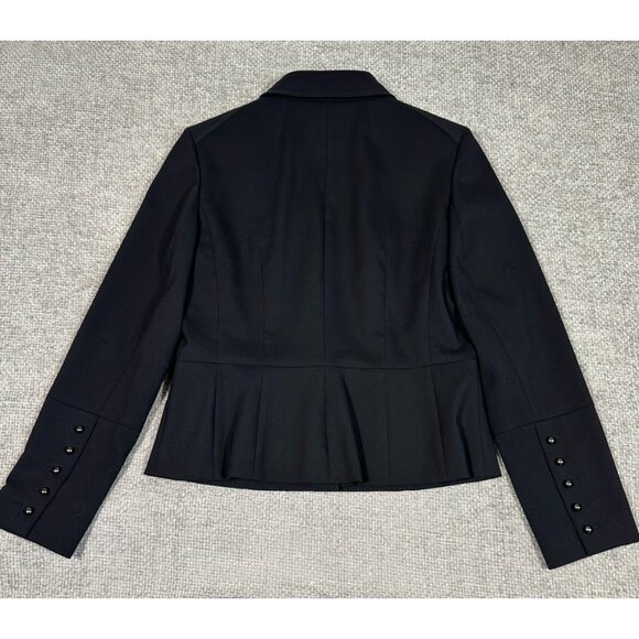 Vintage Loft Blazer Womens 8 Blue Military Nautical‎ Y2K Career - Picture 4 of 16